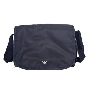 EMPORIO ARMANI - Black Nylon Shoulder Bag